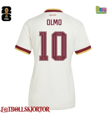 Spanien Dani Olmo #10 Bortatröja Dam VM 2026 Kortärmad
